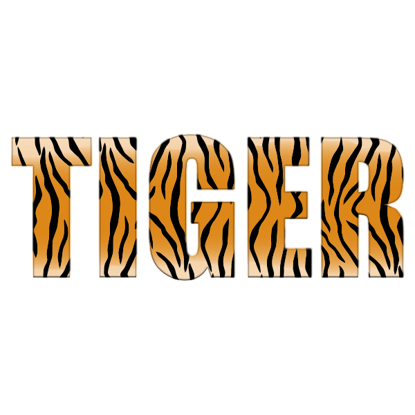 Tiger Stripes Pattern Free SVG