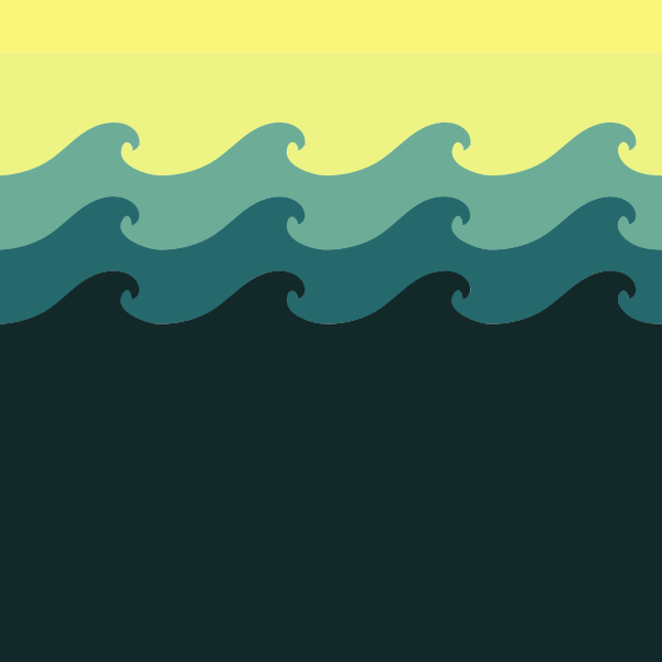 Free Pattern Wave Svg SVG PNG EPS DXF File