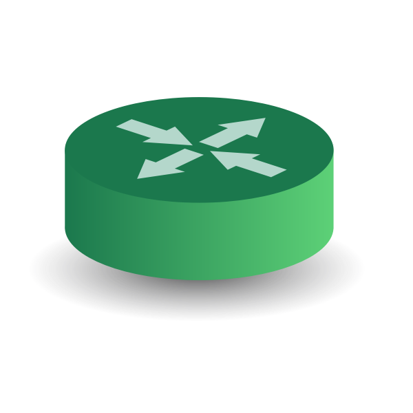 Download Green router diagram icon vector drawing | Free SVG