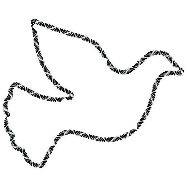 Trendy Peace Dove