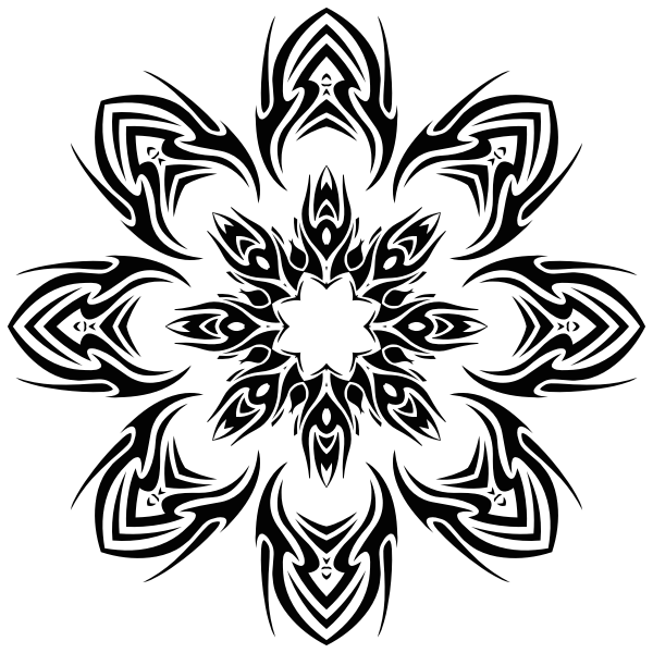 Tribal flower | Free SVG