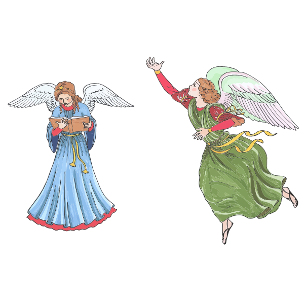 Two female angels