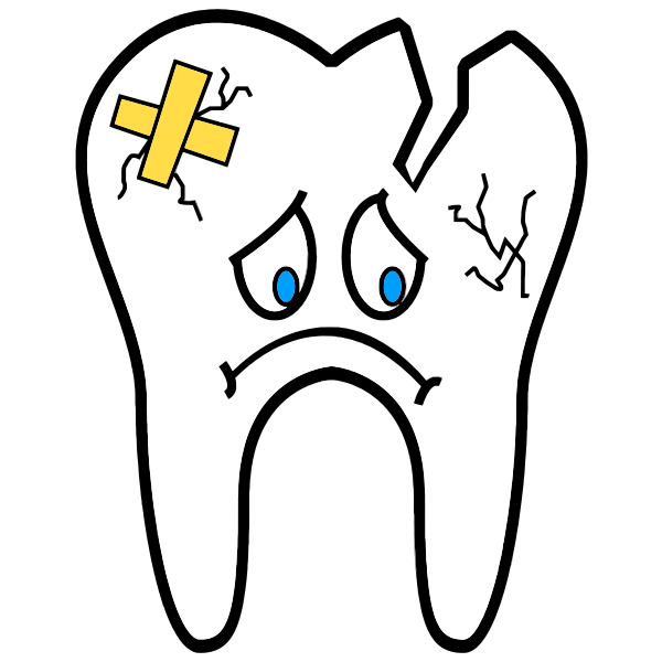 Unhealthy tooth