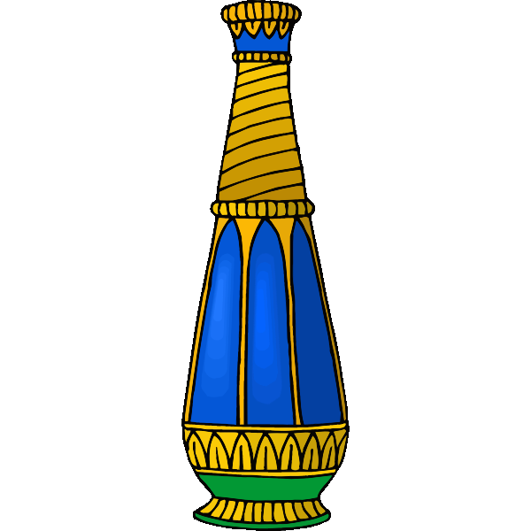 Blue vase image