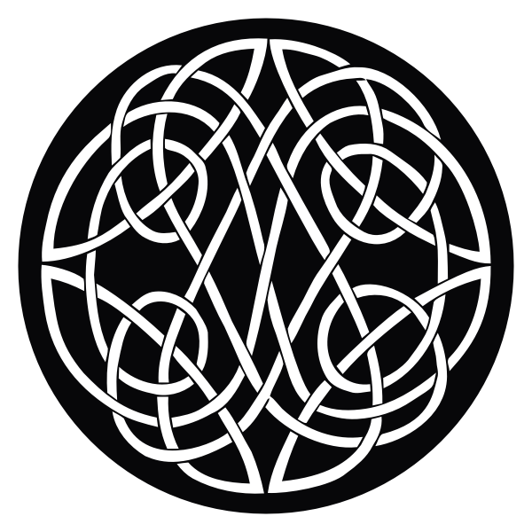 Vintage Celtic knot vector image