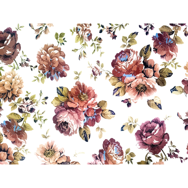 Vintage Floral Texture Background