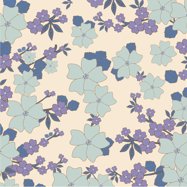 Vintage Floral Wallpaper Pattern 2
