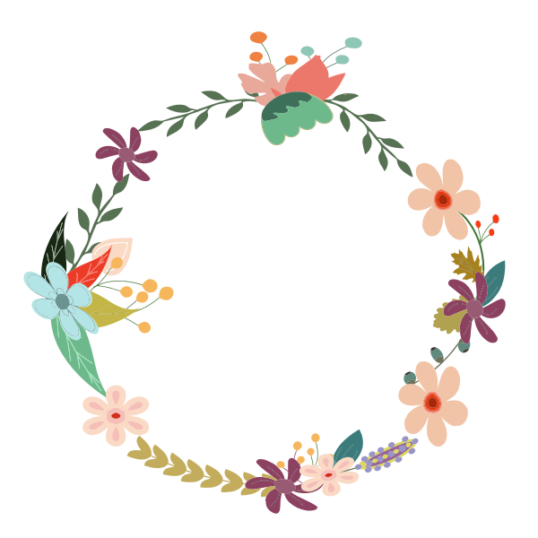 Free Free 296 Transparent Flower Wreath Svg SVG PNG EPS DXF File