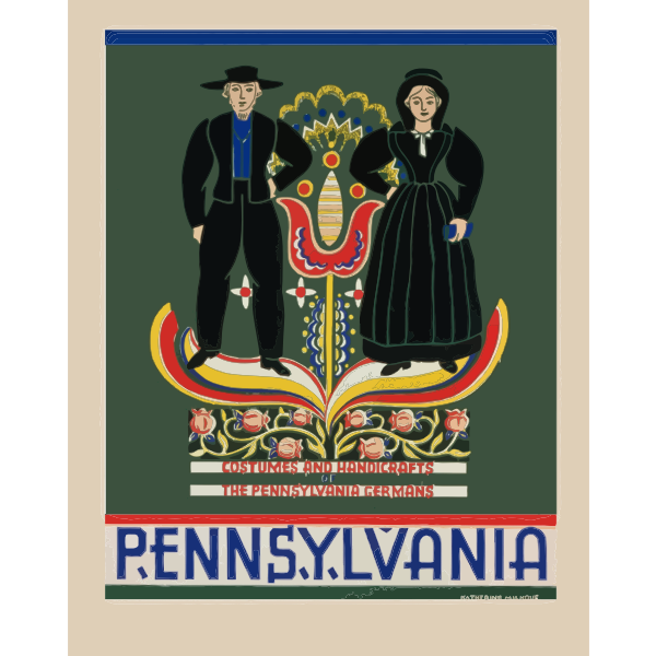 Pennsylvania travel poster