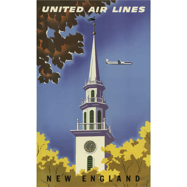 New England postcard