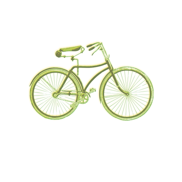 Download Green vintage bicycle | Free SVG