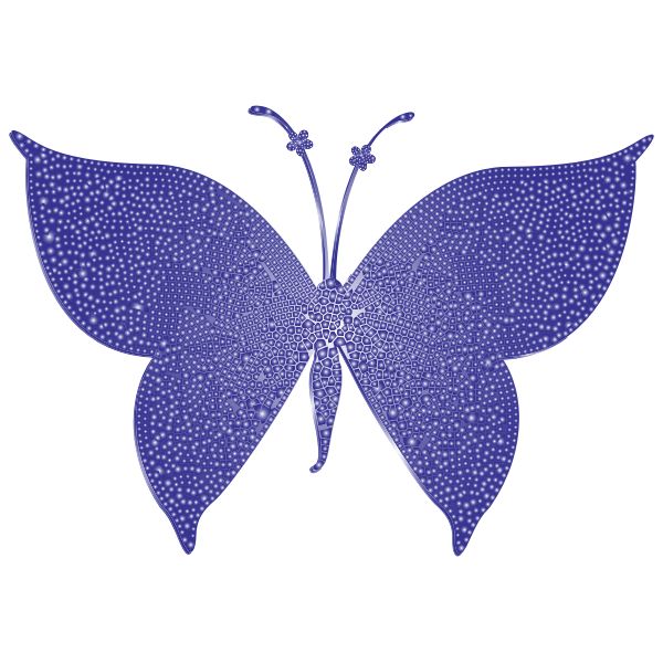 Violet Tiled Butterfly