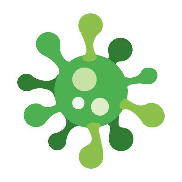 Virus green color