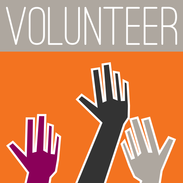 Vector clip art of volunteering sign | Free SVG
