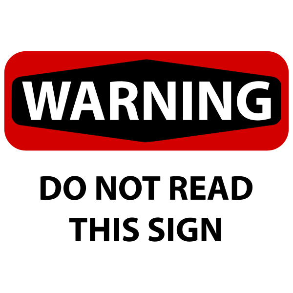 Warning Sign Words Svg 