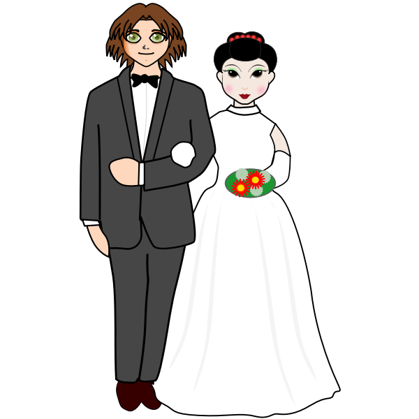 Wedding couple