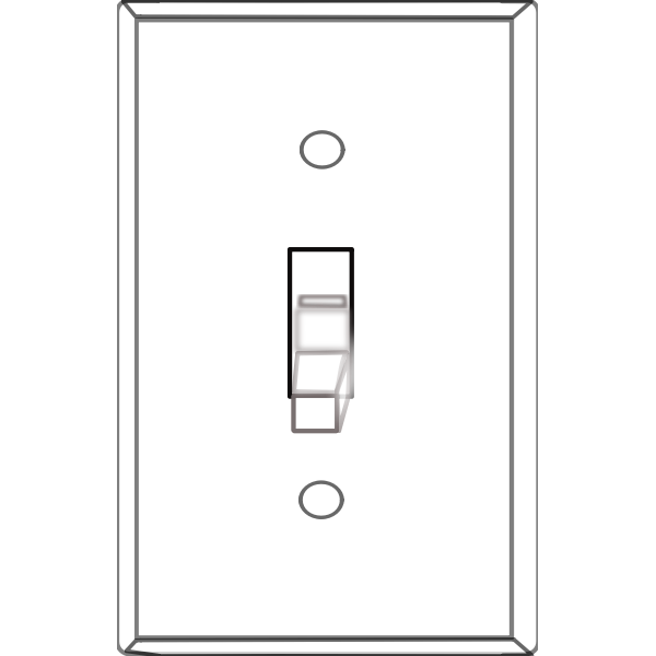 White Light Switch Cover