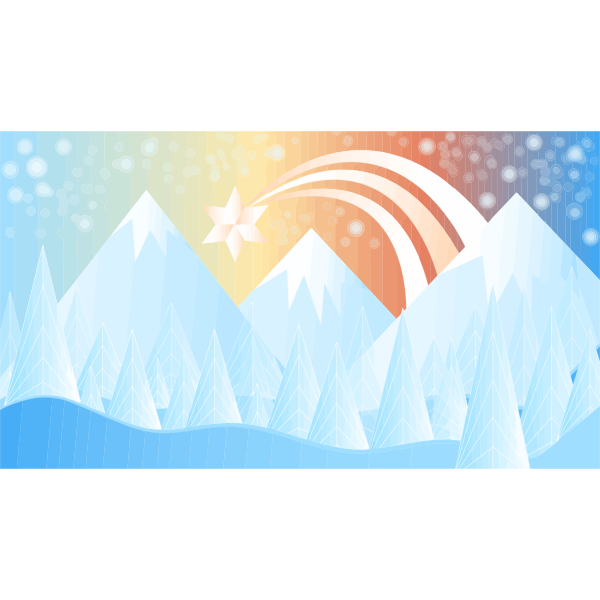 Download Winter Scene Landscape | Free SVG
