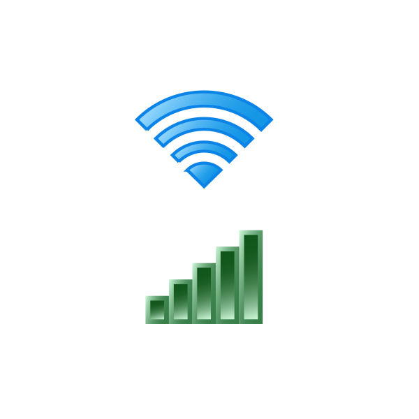 Wi-Fi icons set vector illustration