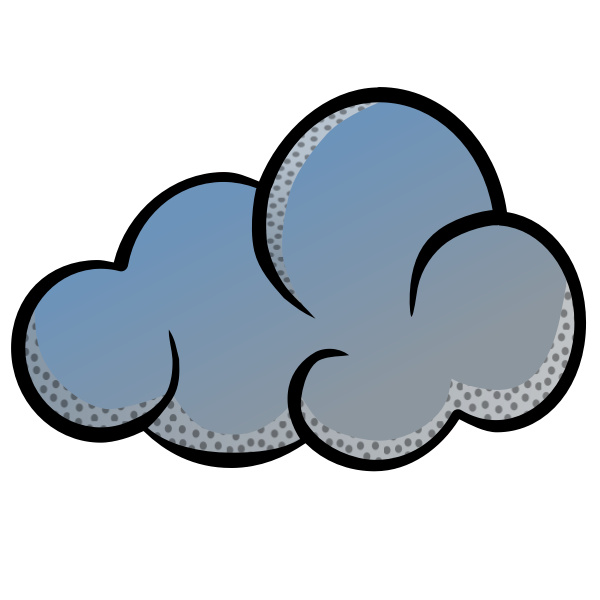Blue cloud | Free SVG