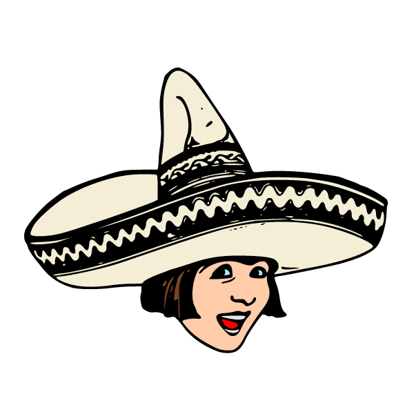 Woman with a sombrero