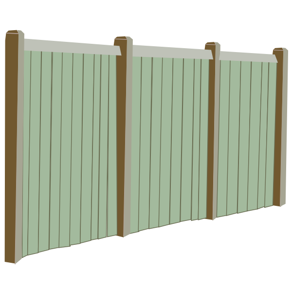 Wood Fence Free Svg