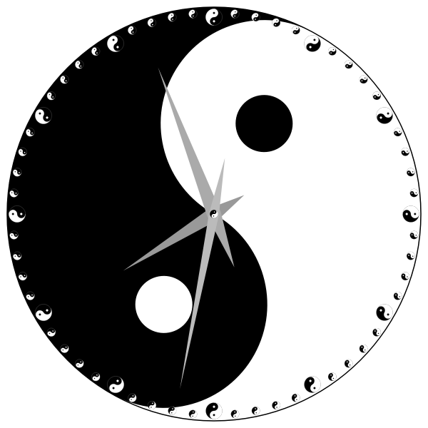 Yin Yang Clock - Scripted