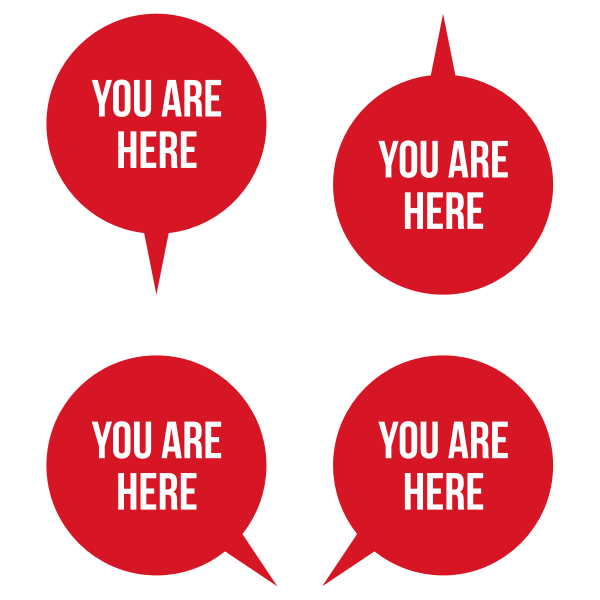 "You Are Here" pointers