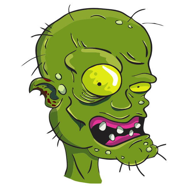 Zombie's head | Free SVG