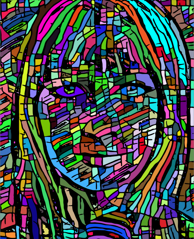 Abstract Woman's Face