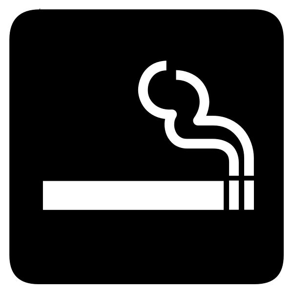 Aiga smoking sign