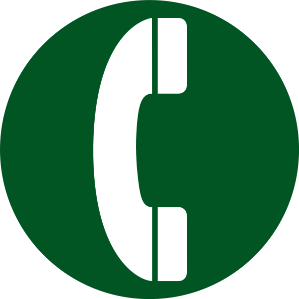 Aiga telephone sign pictogram