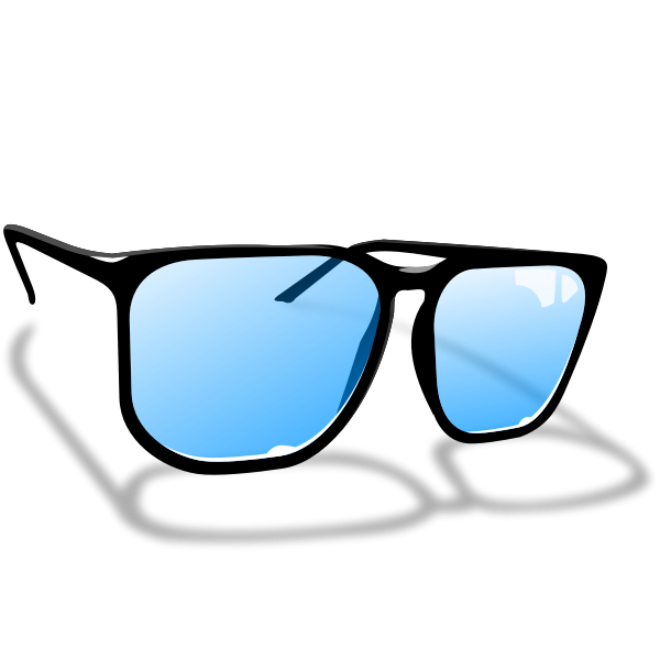 Sunglasses vector drawing