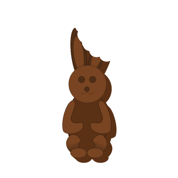 Download Chocolate bunny | Free SVG