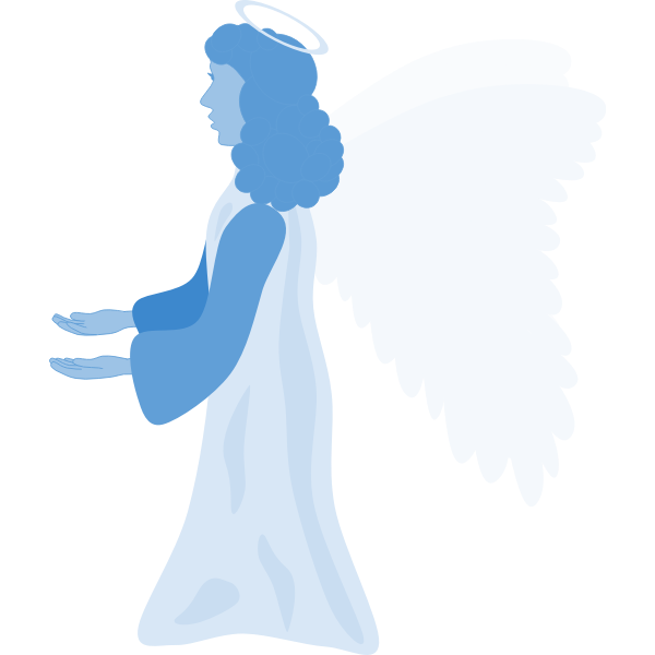 angel of blue