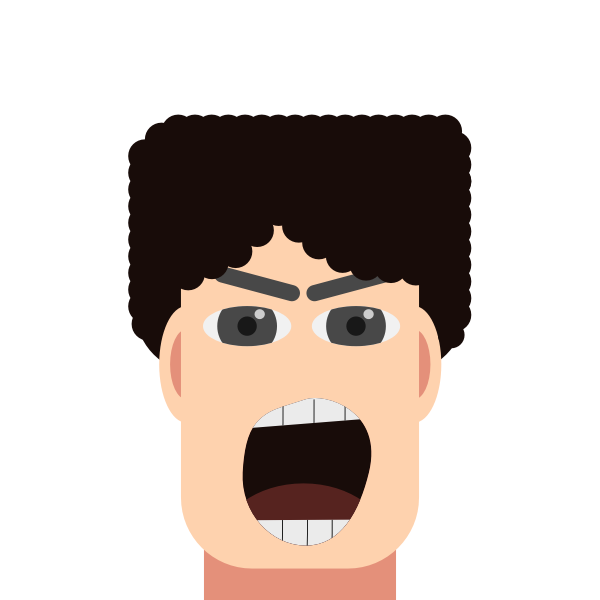 angry man | Free SVG