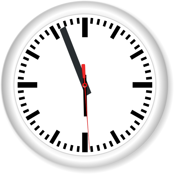 Animated clock image
