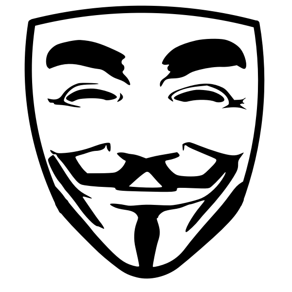 Download Anonymous Face Mask Free Svg