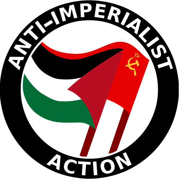 Anti-imperialist action clip art