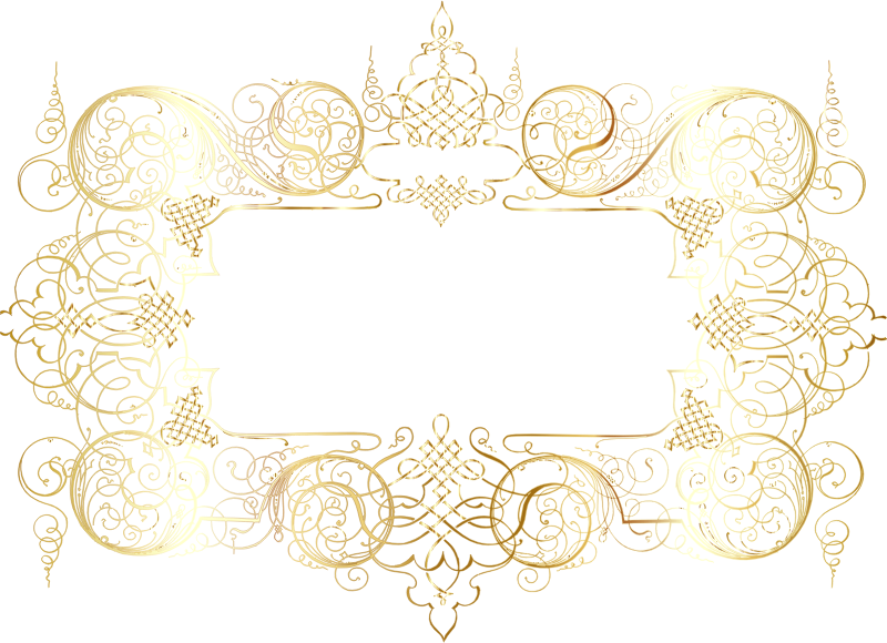 Decorative Antique Frame 195 Gold