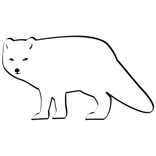 Download Arctic Fox Free Svg