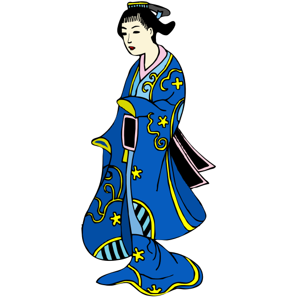 Asian woman in traditional clothing