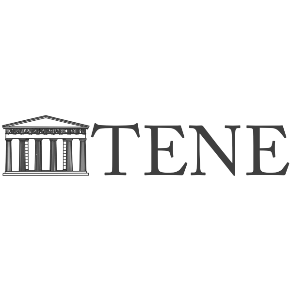 Atene text logo