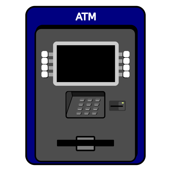 ATM vector illustratiion | Free SVG