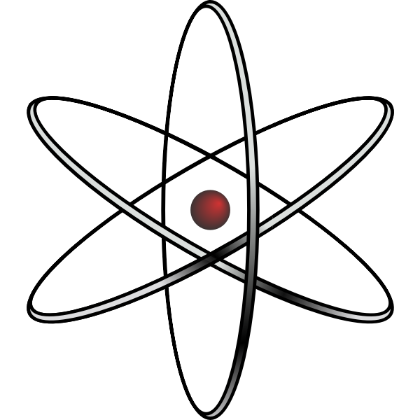 Stylized atom image