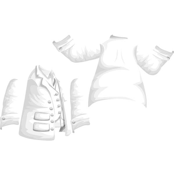 avatar wardrobe coat jacket with vest