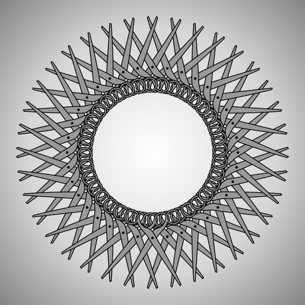 Spirograph animation art