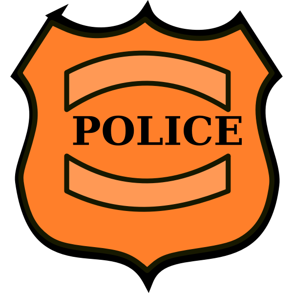 Download Police Badge Vector Drawing Free Svg