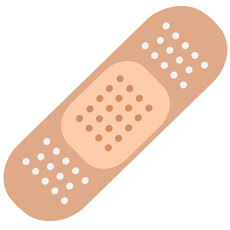Plastic bandage vector image