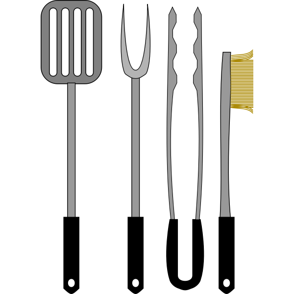 Barbecue Tools Free Svg